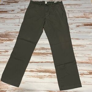 GAP Cotton Pants Men's Size 32 x 32 Grey Straight Leg Fit Chinos
